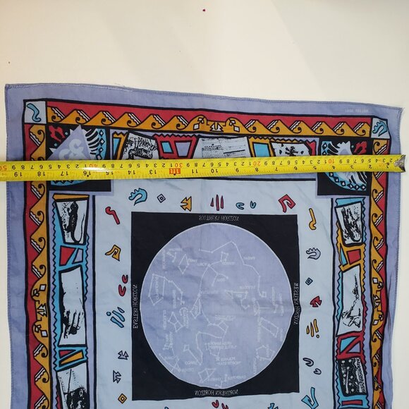 Vintage Nike ACG Bandana is a faded Western Aztec Constellation Scarf - Picture 6 of 7